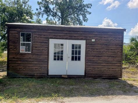 Box Eave Accu Steel Framed Shed The Shed Store In Clearwater