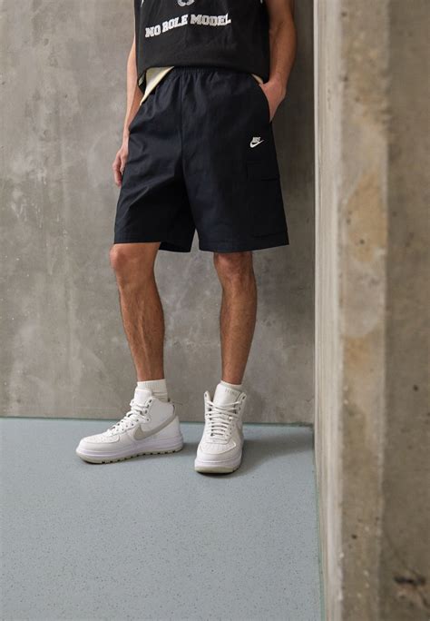 Nike Sportswear M Nk Club Shorts Black White Black Zalando Ie