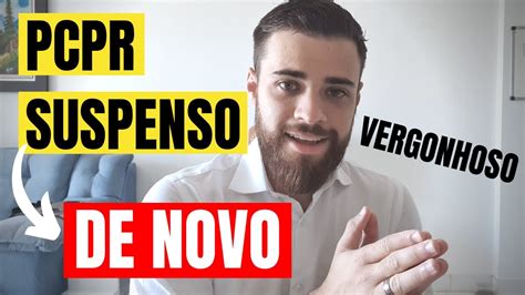 Concurso Pcpr Suspenso Pela Ufpr De Novo E Agora Absurdo Youtube