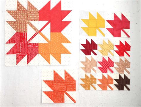 Maple Leaf Quilt Block Tutorial Quilting Diary Of A Quilter Quilt Block Tutorial Modern