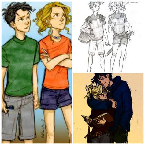 Percy Jackson And Annabeth Chase Through Out The Books Percy Jackson