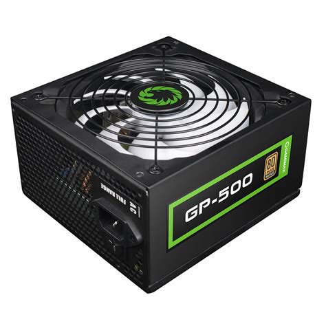 Gp500 500w 80 Plus Bronze Wired Power Supply Gamemax Uk