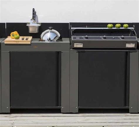 Cuisine d extérieur Cuisine Eno Modulo Standard Gris cargo Eno