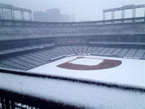 Coors Field Snow Business Insider