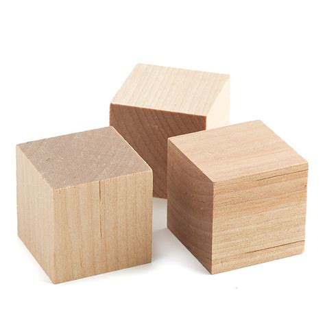 1 1 4 Bulk Unfinished Wood Blocks Wooden Cubes Wood Crafts Craft