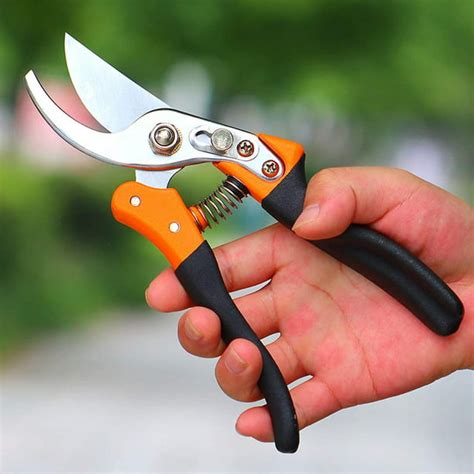 Toolzyz Pruning Shears Hand Pruner With Stainless Sk5 Steel Blades 86