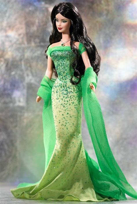 August Birthstone Barbie August Peridot Barbie Doll Barbie