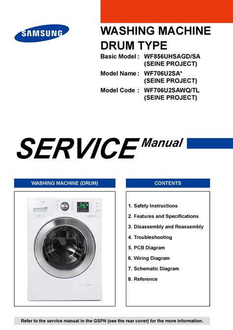 Samsung Washing Machine Schematic Diagram