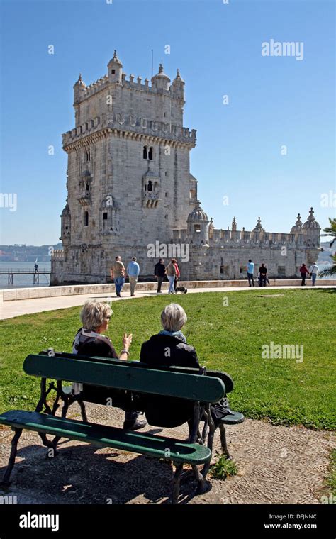 Belem Tower Lisbon Portugal Stock Photo Alamy