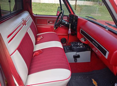 73 80 C10 Chevy Truck Bow Tie Seat Cover