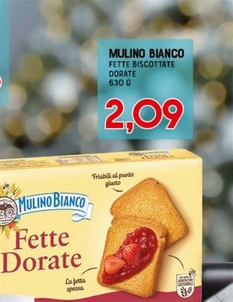 Mulino Bianco Fette Biscottate Dorate G Offerta Di Gran Risparmio