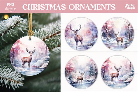 Christmas Ornament Sublimation Graphic By Carla C Designs Creative