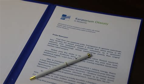 List Zachodniopomorskiego Kuratora Oświaty skierowany do tegorocznych