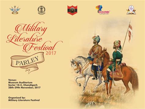 Indias First Military Literature Festival In Chandigarh — 28thand29 Nov