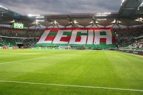 Legia Warsaw Stadium editorial stock image. Image of 2012 - 25885309