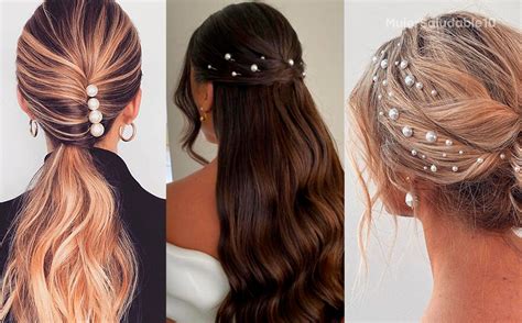 Perlas En El Cabello La Nueva Tendencia Que Le Agrega Elegancia A Tu