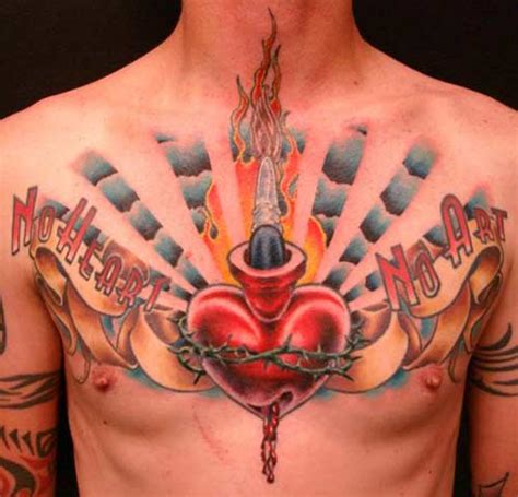 Astoetie's Blog: heart tattoos on chest