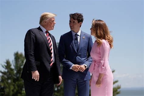 Before The Smiles Mounting Tensions Between Trudeau And Trump The New York Times