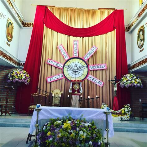 Pentecost S Decoraciones Del Altar De La Iglesia Decoraci N Del