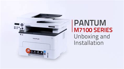 Laser Printer M Series Monochrome Unboxing Pantum Youtube