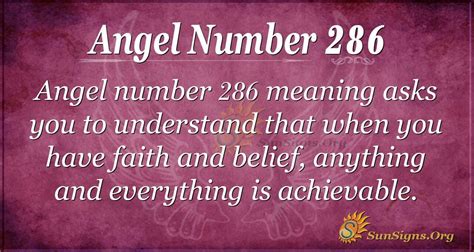 Angel Number 286 Meaning: Life Is A Wonderful Gift - SunSigns.Org