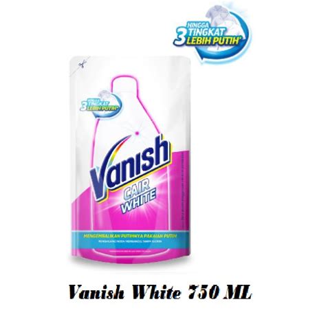 Jual Vanish White Pouch Ml Shopee Indonesia