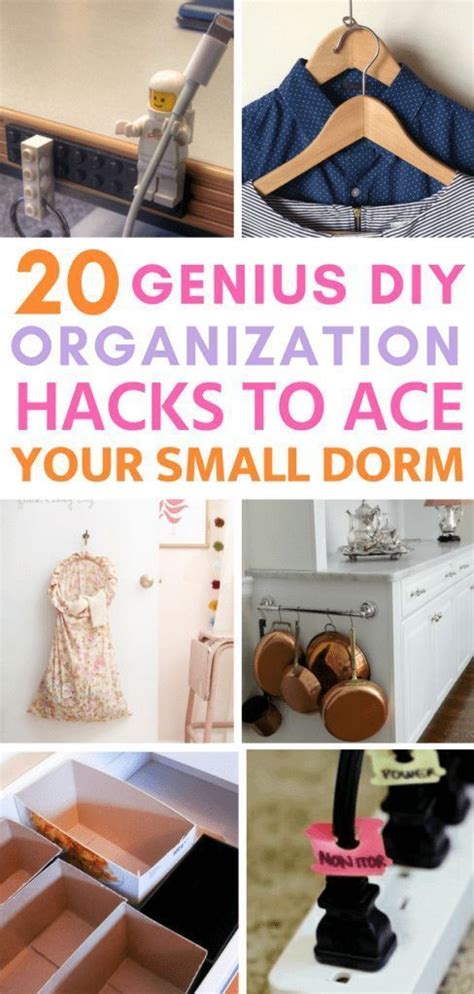 20 Genius Dorm Room Diy Organization Hacks To Ace Your Small Dorm