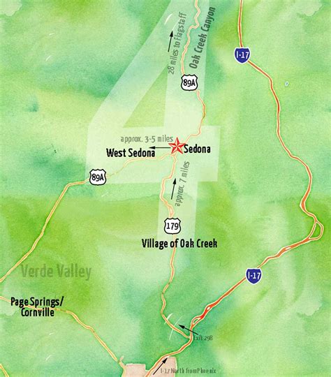 Sedona Area Map