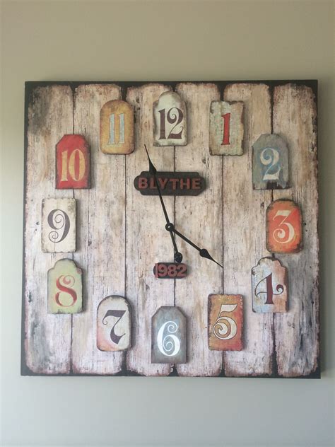 Homemade clock | Homemade clocks, Diy clock, Clock