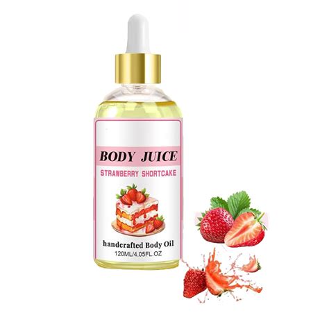 Amazon Body Juice Oil Strawberry Body Oil Coconut Cream Pie