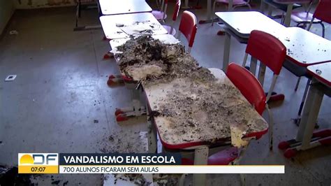 Escola Em Luziânia Sofre Vandalismo E Alunos Ficam Sem Aula Bom Dia