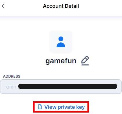 Ronin Wallet Private Key Axie Infinity Neetlife Game