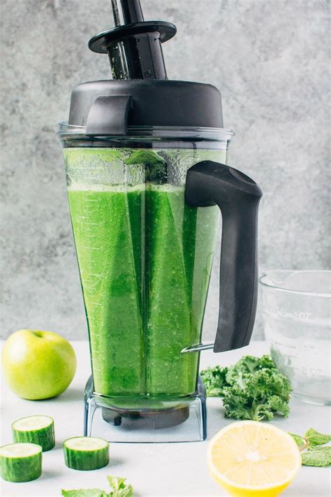 15 Minute Blender Green Juice Recipe Juicing With A Blender