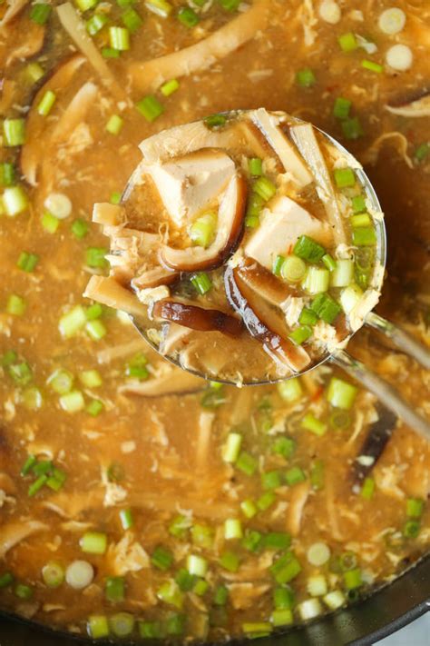 Easy Hot And Sour Soup Damn Delicious