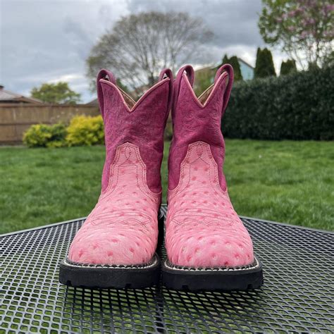 Ariat Womens Pink Boots Depop