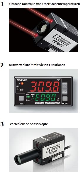 Temperatursensoren Digitale Infrarot KEYENCE Deutschland