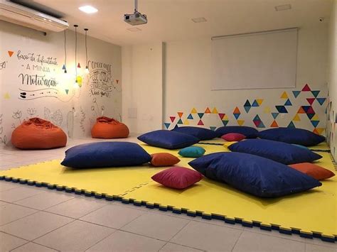 Projetamos a sala de descanso e refúgio para o colegiomotivajp a