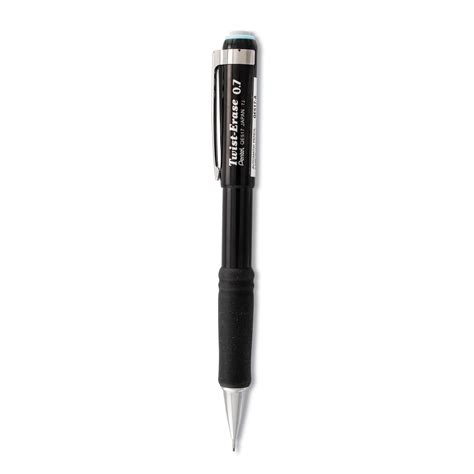 Twist Erase III Mechanical Pencil 0 7 Mm HB 2 Black Lead Black