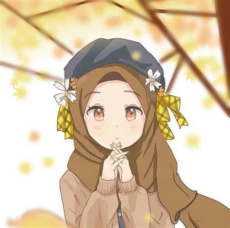 Pin Oleh Nisrina Afifah Di Anime Hijab Di Seni Islamis