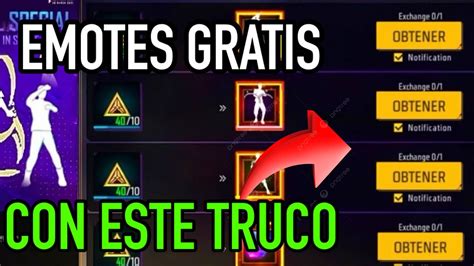 Como Conseguir Todos Los Emotes Gratis En Free Fire Youtube