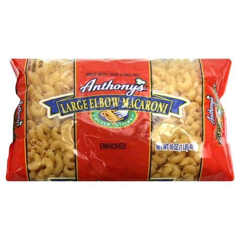 Anthonys Elbow Macaroni Large 16 Oz From Smart And Final Instacart