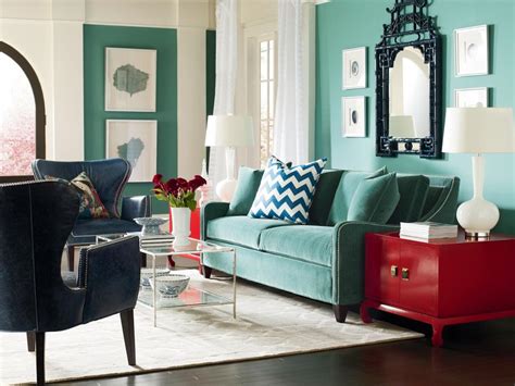 Jazz Up Your Decor with Pops of Turquoise + Red | HGTV's Defend the Trend 2018 | HGTV