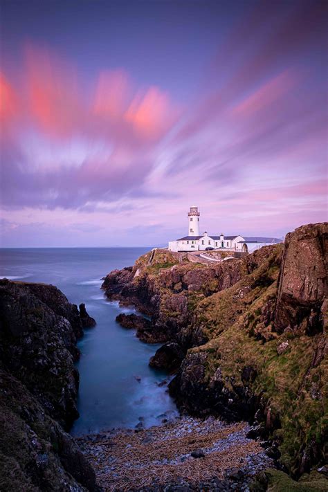 Sunset at Fanad Head Lighthouse Donegal - Etsy