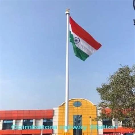 Mild Steel Hot Dip Galvanized Flag Mast Pole At Rs In Chennai