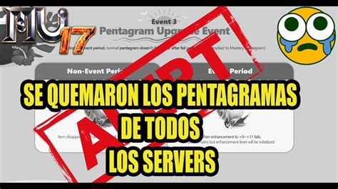 WEBZEN LO VOLVIO A HACER CHAU PENTAGRAMAS Mu Online Season 17 YouTube