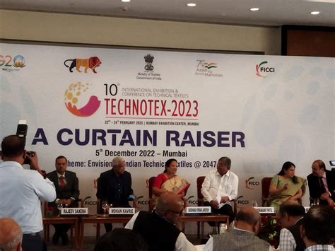 Curtain Raiser For TECHNOTEX 2023 Indias Exhibition On Technical