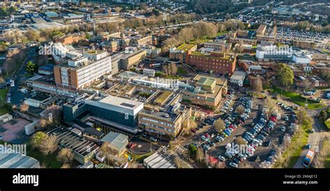 Aerial View Of Torbay Hospital In Torquay Devon Uk Stock Photo Alamy