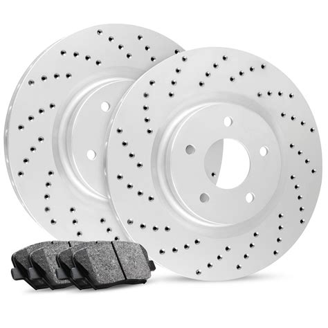 【冬バーゲン★】 R1 Concepts Front Brakes And Rotors Kit Brake Pads Ceramic