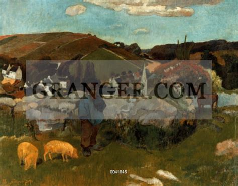 Image Of Gauguin Swineherd 1888 Paul Gauguin The Swineherd