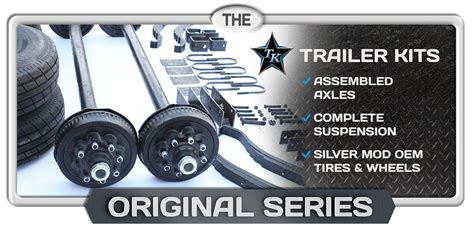 5200 Lb Tandem Axle Hd Tk Trailer Kit 10 4k Capacity Original Series Trailer Kits